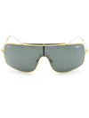 Eyewear Wings III Square Metal Sunglasses Gold Dark Green - RAY-BAN - BALAAN 2