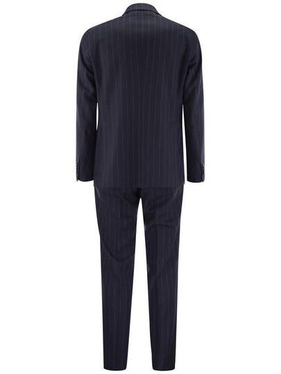 Pinstripe suit in wool and silk - TAGLIATORE - BALAAN 2