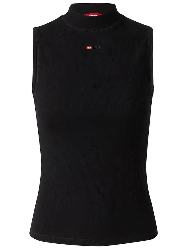 Embroidered Logo Sleeveless Black - DIESEL - BALAAN 2