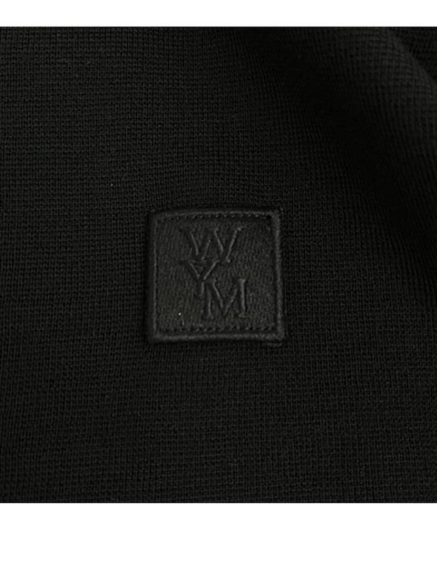 WYM Patch Pullover V-Neck Cardigan Black Men's Jacket W231KN01503B - WOOYOUNGMI - BALAAN 7