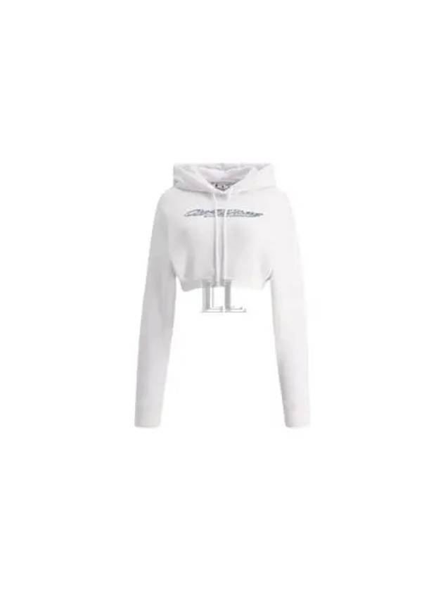 Bling Cropped Hoodie White - OFF WHITE - BALAAN 2