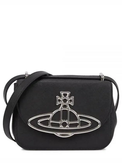 Linda Small Saffiano Tote Bag Black - VIVIENNE WESTWOOD - BALAAN 2