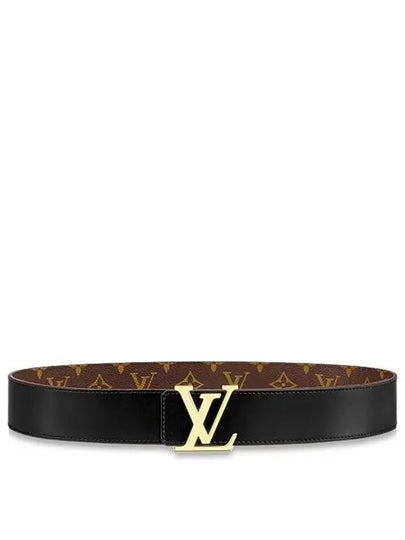 LV Initiales 40Mm Reversible Leather Belt Black - LOUIS VUITTON - BALAAN 2