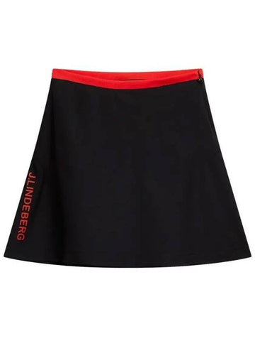 Themba A-line Skirt Black - J.LINDEBERG - BALAAN 1