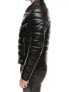 Leather Biker Rider Padding Jacket Black SH18257 - BALMAIN - BALAAN 5