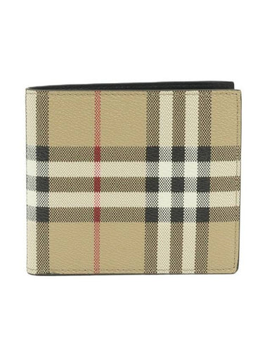 Archive Beige Vintage Check Bifold Wallet - BURBERRY - BALAAN 1