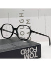 Glasses frame CL50089I 001 black horn rim square overfit - CELINE - BALAAN 2