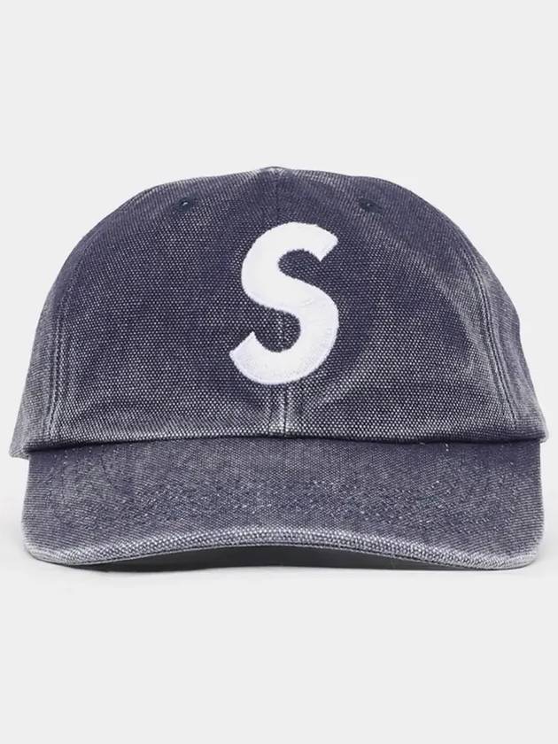 S logo pigment 6 panel ball cap FW24H28 NAVY - SUPREME - BALAAN 3