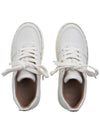 Lauren Lace Up Low Top Sneakers White - CHLOE - BALAAN 7