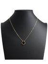 Van Cleef Arpels Vintage Alhambra Onyx Necklace - VANCLEEFARPELS - BALAAN 2