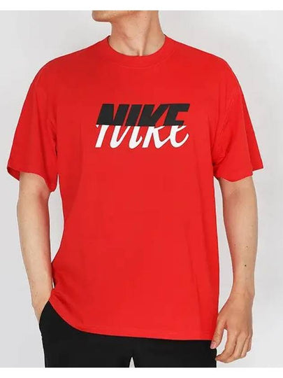 Sportswear Max 90 Short Sleeve T-Shirt Red - NIKE - BALAAN 2