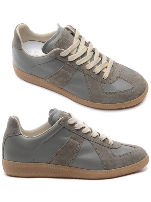 Replica Calfskin Low Top Sneakers Grey - MAISON MARGIELA - BALAAN 2