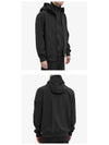 Wappen Patch Soft Shell Hooded Jacket Black - STONE ISLAND - BALAAN 6