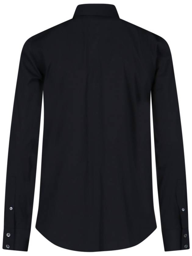 Men's Buckle Long Sleeve Shirt Black - ALEXANDER MCQUEEN - BALAAN 3