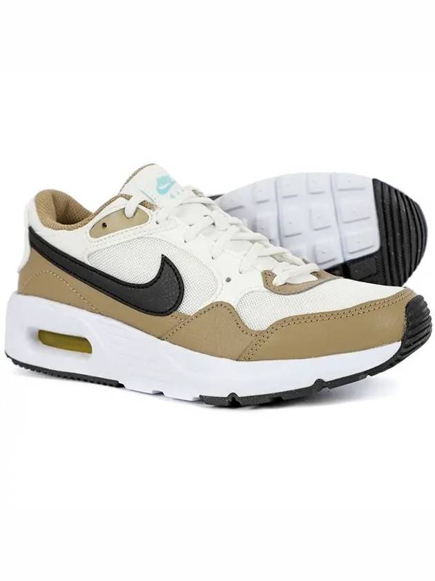 Air Max SC Running Low Top Sneakers White Khaki - NIKE - BALAAN 3