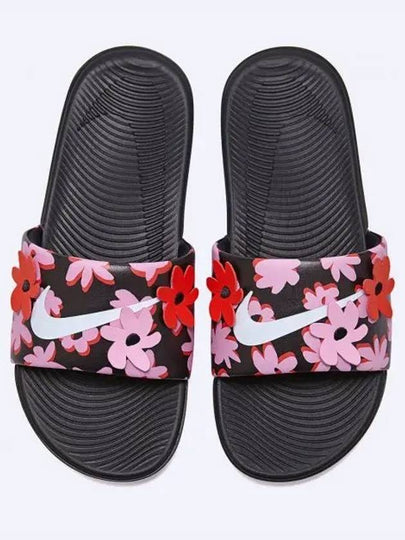 Kawa SE Floral Slippers Black - NIKE - BALAAN 2