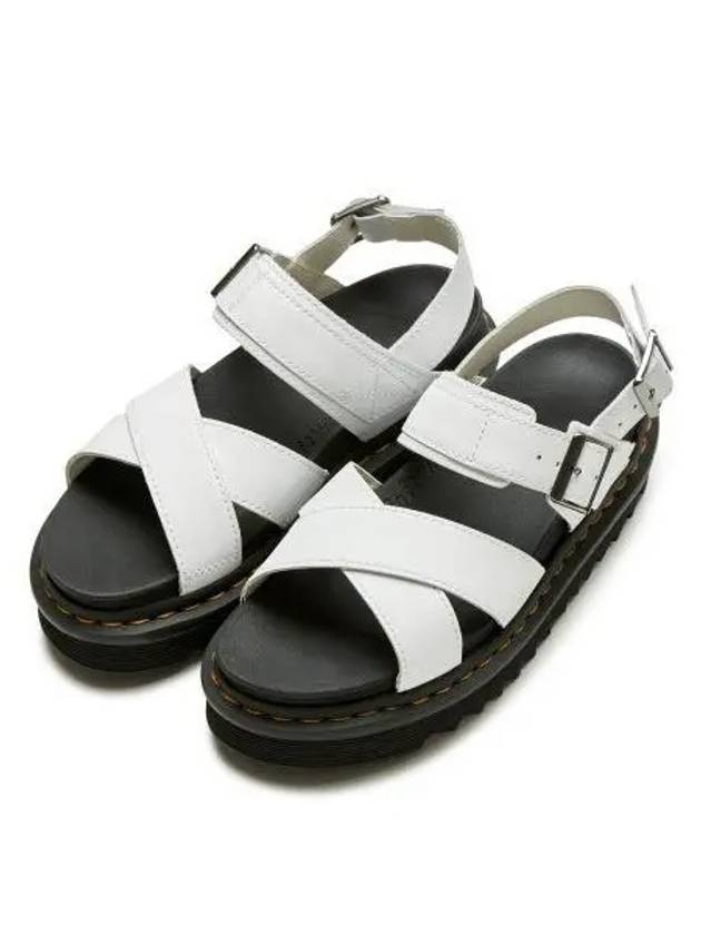 Voss II Hydro Leather Strap Sandals White - DR. MARTENS - BALAAN 2