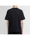 Compass Patch Regular Fit Cotton Short Sleeve T-Shirt Black - STONE ISLAND - BALAAN 8