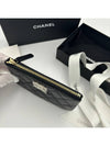 Season mini caviar pouch bag black gold - CHANEL - BALAAN 4