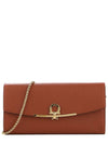 Gancini Calfskin Mini Shoulder Bag Brown - SALVATORE FERRAGAMO - BALAAN 2