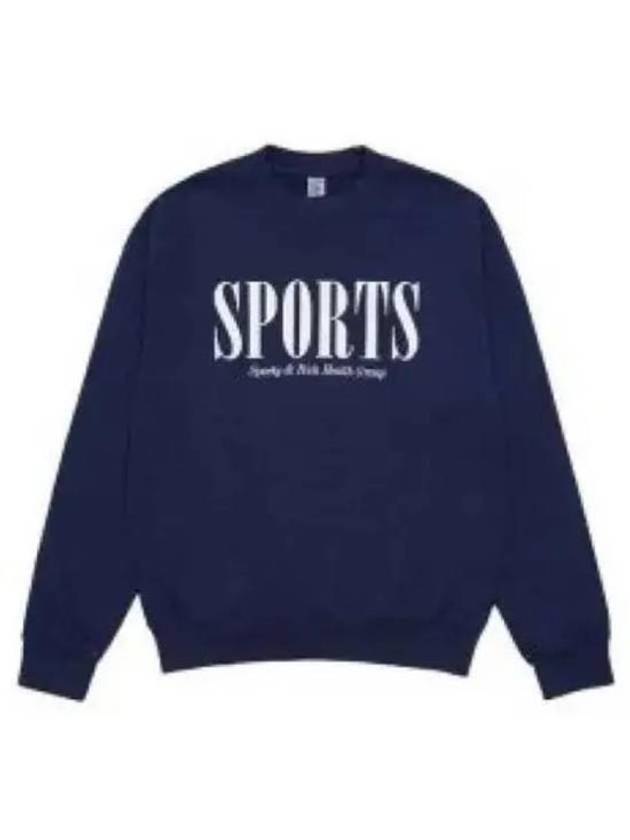 Long sleeve t shirt CR872 Free NAVY WHITE - SPORTY & RICH - BALAAN 1