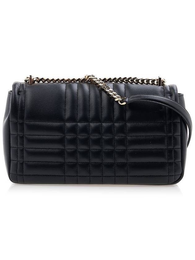 Lola Quilted Leather Medium Cross Bag Black - BURBERRY - BALAAN 5