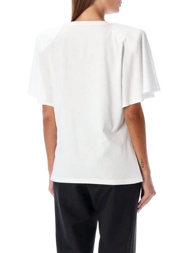 Lip Print Short Sleeve T Shirt White - STELLA MCCARTNEY - BALAAN 3