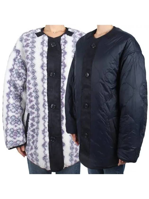 Memma Reversible Jacket Ecru Purple - ISABEL MARANT - BALAAN 2