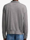 De Coeur Logo Wool Cardigan Heather Grey - AMI - BALAAN 4