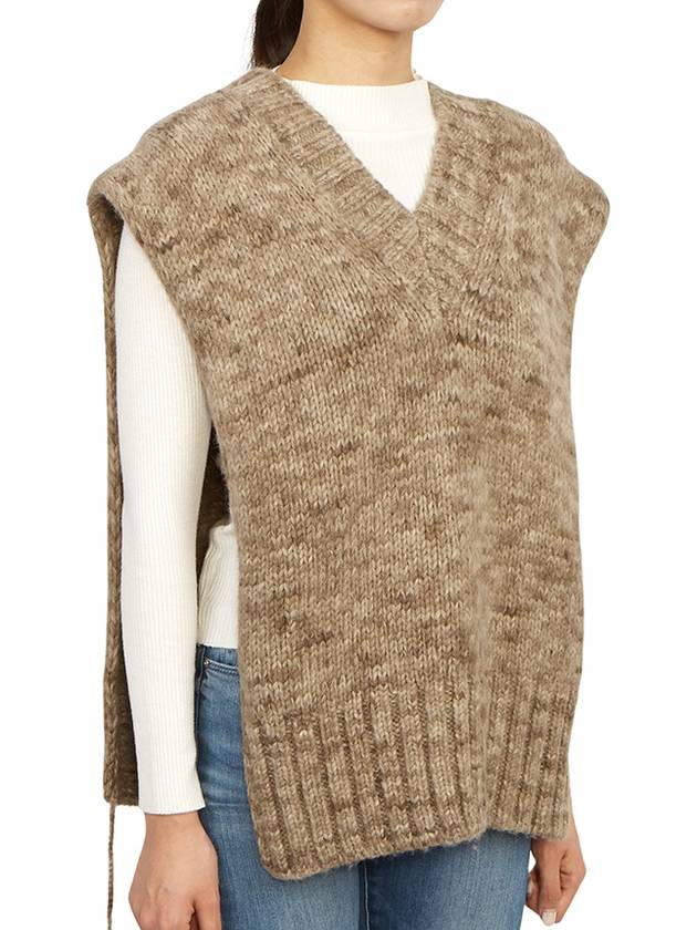 Botanical Dye Knit Vest Anthracite - MAISON MARGIELA - BALAAN 4