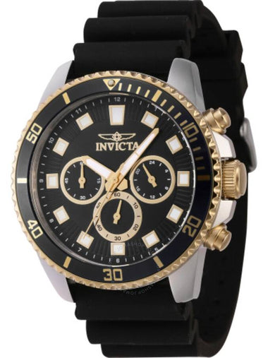 Invicta Pro Diver Chronograph GMT Quartz Black Dial Men's Watch 46120 - INVICTA - BALAAN 1