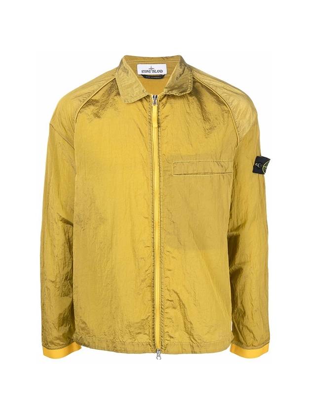 Nylon Metal Overshirt Zip-Up Jacket Yellow - STONE ISLAND - BALAAN 1