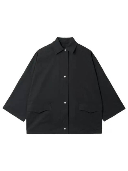 Overshirt Jacket Black Jumper - TOTEME - BALAAN 1