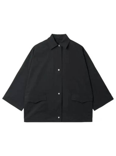 overshirt jacket black - TOTEME - BALAAN 1