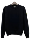 Kids Wappen Patch Cotton Knit Sweater 12 14 Black 7716515A2 V0029 - STONE ISLAND - BALAAN 2