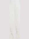 Cotton Straight Pants Chalk - LEMAIRE - BALAAN 3