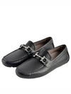 Gancini Ornament Driving Shoes Black - SALVATORE FERRAGAMO - BALAAN 2