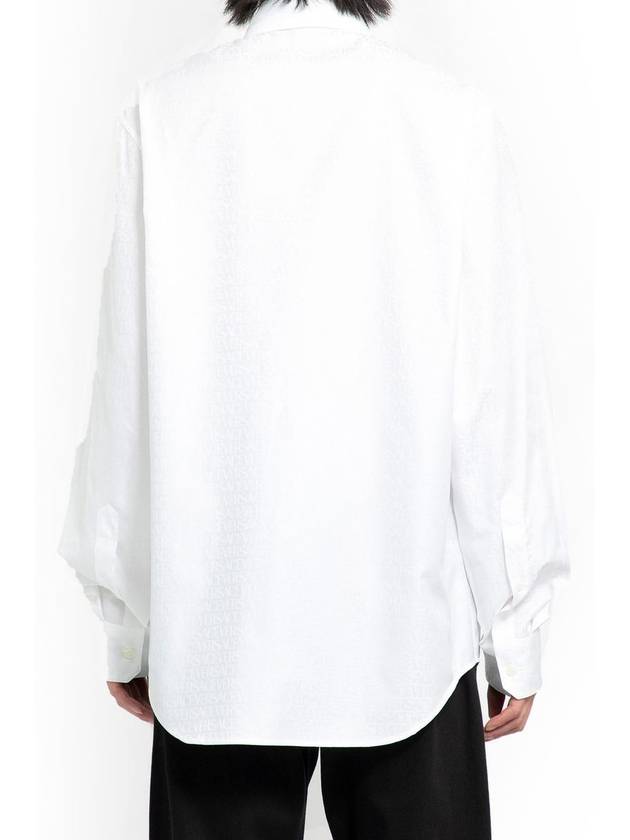 Long Sleeve Shirt 1008574 1A076722W320 White - VERSACE - BALAAN 4