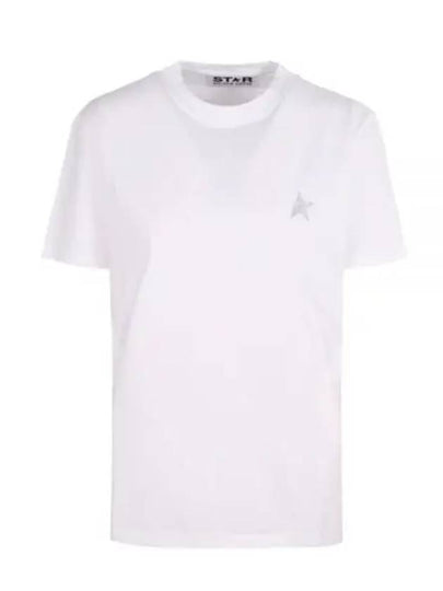 Star Printing Short Sleeve T-Shirt White - GOLDEN GOOSE - BALAAN 2