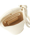 Le Petit Tourni Mini Knotted Leather Bucket Bag Ivory - JACQUEMUS - BALAAN 6