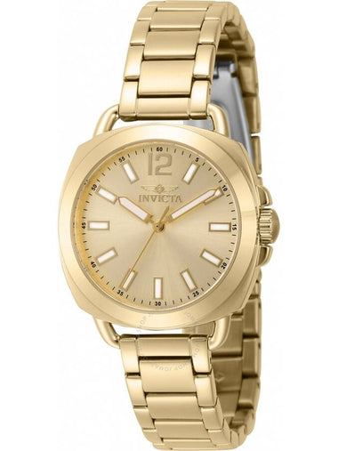 Invicta Wildflower Quartz Gold Dial Ladies Watch 46346 - INVICTA - BALAAN 1