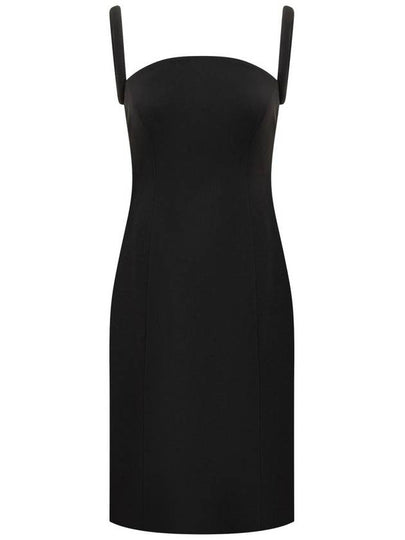 midi dress 1012446 1A00540 1B000 BLACK - VERSACE - BALAAN 2