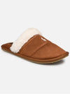 Kelcie Snuff Microsuede Mule Brown - POLO RALPH LAUREN - BALAAN 3