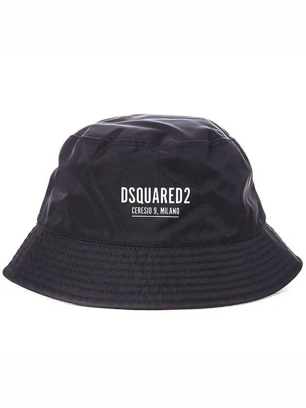 Ceresio 9 Logo Nylon Bucket Hat Black - DSQUARED2 - BALAAN 2