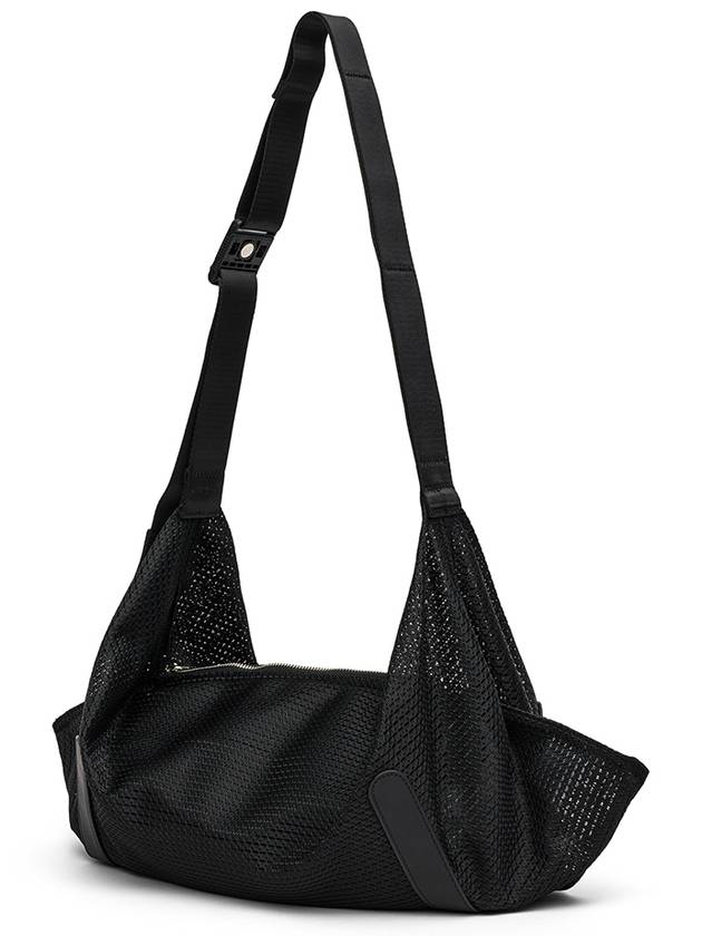 Goat mesh shoulder and cross bag travel bag black - LE MASQUE - BALAAN 5