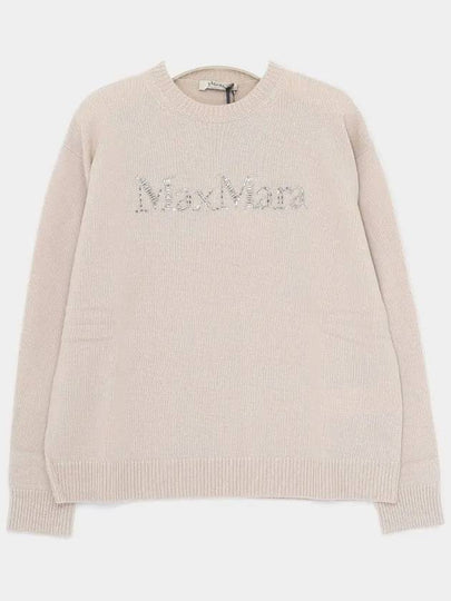 Clitter Logo Wool Cashmere Mix Women s Knit 2429366163 008 KASSEL - MAX MARA - BALAAN 2