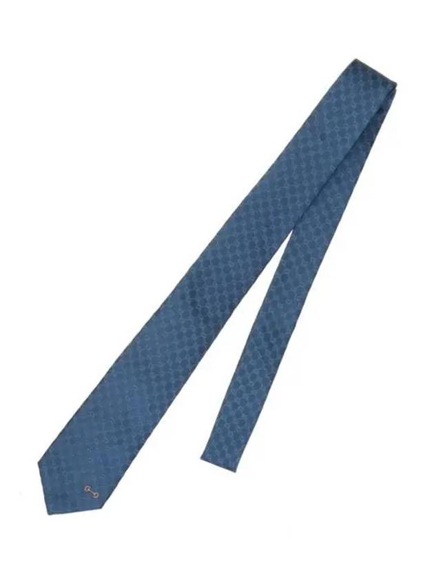 GG Silk Jacquard Tie Light Blue - GUCCI - BALAAN 3