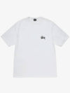 Melted Short Sleeve T-Shirt White - STUSSY - BALAAN 3