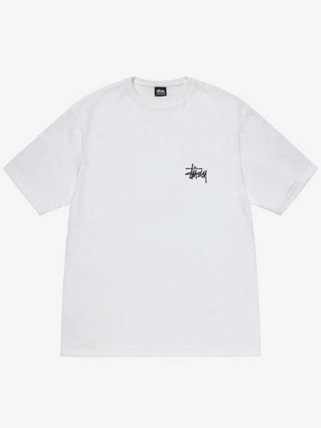 Melted Short Sleeve T-Shirt White - STUSSY - BALAAN 3