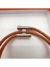 Tournis Tresse Bracelet Brown - HERMES - BALAAN 6